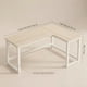 thumbnail image 4 of Escritorio Esquinero Forma L Base Metal Oficina 140x60x75cm Color Blanco, 4 of 8