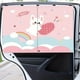 thumbnail image 1 of Baby Car Window Sun Shade, Magnetic Double Layer Car Sun Shade For Side Windows, Full Blackout And Half Blackout Cute Pattern Car Curtains For Heat/UV Protection (Cartoon-Animals), 1 of 3