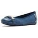 thumbnail image 1 of Zapatos Anne Klein Able Ballet Flat de mezclilla oscura para mujer, talla 7, 1 of 7