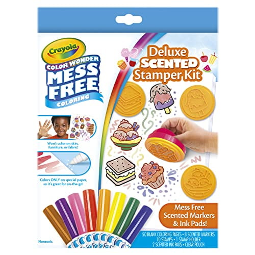 Juego De Colorear Sin Manchas Crayola Color Wonder, Set De 50 Páginas En Blanco