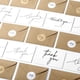 thumbnail image 5 of Tarjetas De Agradecimiento 100 Unidades Sobres Kraft Y Stickers, 5 of 7