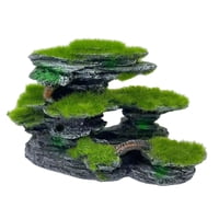 Bothyi - Adorno De Paisaje Para Pecera, Piedra Con Vista A La Montaña Para Acuario, Decoración De Rocalla