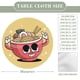 thumbnail image 2 of Ramen theme Fitted Round Tablecloths Elastic Edged Table Covers Waterproof Table Cloth For Kitchen Holiday Party Tables Decor 150cm, 2 of 6