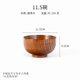 thumbnail image 1 of Xiao Hua Bol de madera marrón de 2 piezas, 11,4 x 6,35 cm, ligero, duradero, multifuncional, fácil de limpiar, apilable, accesorio decorativo para centro de mesa de comedor de estilo rústico., 1 of 3