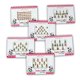 thumbnail image 2 of Maquillaje India Crafts – 6 paquetes con 60 bindis largos multicolores, 2 of 7