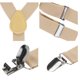 thumbnail image 4 of INSPIRE CHIC Tirantes ajustables en forma de Y con pinza de metal, color caqui, talla única, 4 of 6