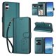 thumbnail image 2 of Funda Cartera Trébol para Samsung Galaxy A06/A07 4G/5G con Ranuras Tarjetas y Carga Inalámbrica Verde oscuro, 2 of 6