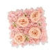 thumbnail image 2 of Panel De Flores Artificiales, Telón De Fondo De Flores Rosas Para Boda, Día De San Valentín, Rosa Melocotón, 2 of 3