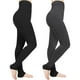 thumbnail image 1 of Mallas de invierno forradas de lana Pantalones de yoga cálidos de cintura alta para mujer con bolsillos, 1 of 6