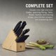 thumbnail image 5 of Juego de bloques de cuchillos Victorinox Swiss Classic de 15 piezas, color negro, 5 of 7