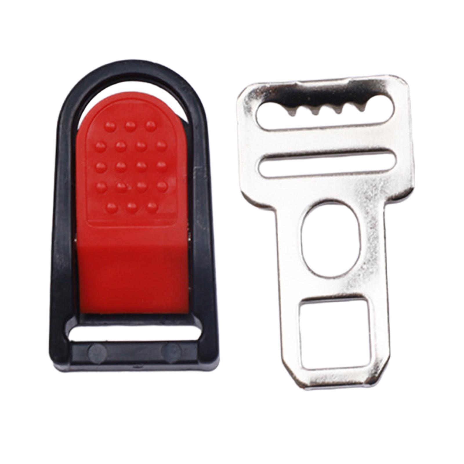 Magideal - Hebilla Para Casco, Hebilla De Botón Para Casco, Accesorios De Acero Inoxidable Para Coche, Hebillas Para Casco De Alto Rendimiento, Clip