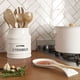 thumbnail image 3 of Soporte para utensilios Barnyard Designs Ceramic Farmhouse White, 3 of 9