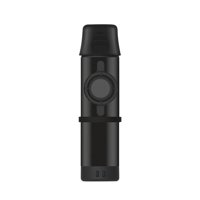 Magideal - Metal Kazoo Incluye 5 Flautas De Repuesto Para Instrumentos Musicales, Cubierta De Silicona Para Mantener La Boquilla Limpia Para Los Amantes De La Negro