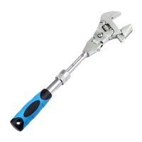 Magideal - Llave Ajustable With Head Llave De Trinquete Ible 5 En Un Accesorios De Material Acero Sólido Antideslizante Pulgadas Llave Ajustable De Trinquete Para