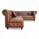thumbnail image 2 of Sofá Seccional Capitone Premium Saint Raphael Color Café, 2 of 8