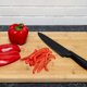 thumbnail image 5 of Cuchillo de Chef Chef Craft 20 cm Negro con Funda, 5 of 7