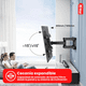 thumbnail image 4 of Soporte Tv Brazo Doble 180 Grados 45-80 Pulgadas Extendible Color Negro, 4 of 8