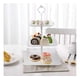 thumbnail image 2 of Torre Porta Torta Porta Cupcakes Diseño 3niv Blanco Cuadrado, 2 of 4