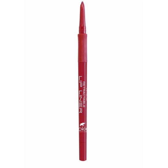 Perfilador de labios retráctil Kokie True Red resistente al agua