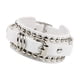 thumbnail image 1 of Pulsera De Cuero PU Con Remaches Ajustables Para Ciclismo, Mujeres Y Ni?as, Color Blanco, 1 of 5