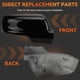 thumbnail image 5 of Cubiertas de espejo negras brillantes para Dodge Ram 1500 2019-2025, 5 of 7