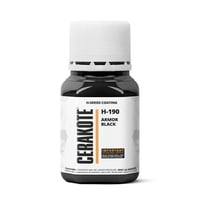 Cerakote Oven Cure Serie H Armor Black H-190T 120 Ml