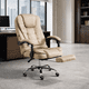 thumbnail image 5 of Silla Ejecutiva Masajeadora Beige Reclinable Con Apoya Pies, 5 of 8