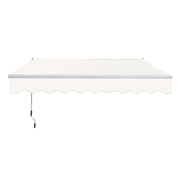 Toldo con brazo retractil Terrazas 3x2.5 Mts Blanco