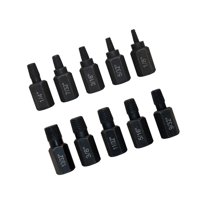 Ioensy - Extractor De Tornillos 10X, Removedor De Pernos Rotos, Reparación Del Hogar, Alta Dureza