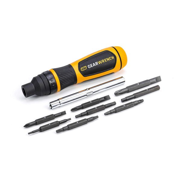 Destornillador GEARWRENCH 80191R 19 en 1 con trinquete multibit