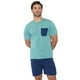 thumbnail image 1 of Pijama Hombre Bolsillo Verde Corona, 1 of 4