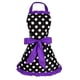 thumbnail image 3 of delantal ajustable casa cocina cocina mujeres algodón delantales bowknot púrpura, 3 of 3