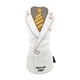 thumbnail image 1 of Cubierta De Madera Para La Cabeza De Golf, Traje De Cuello Largo Portátil, Cubierta Para La Cabeza De Golf Con Forma De Abrigo, Color Blanco DR, 1 of 5