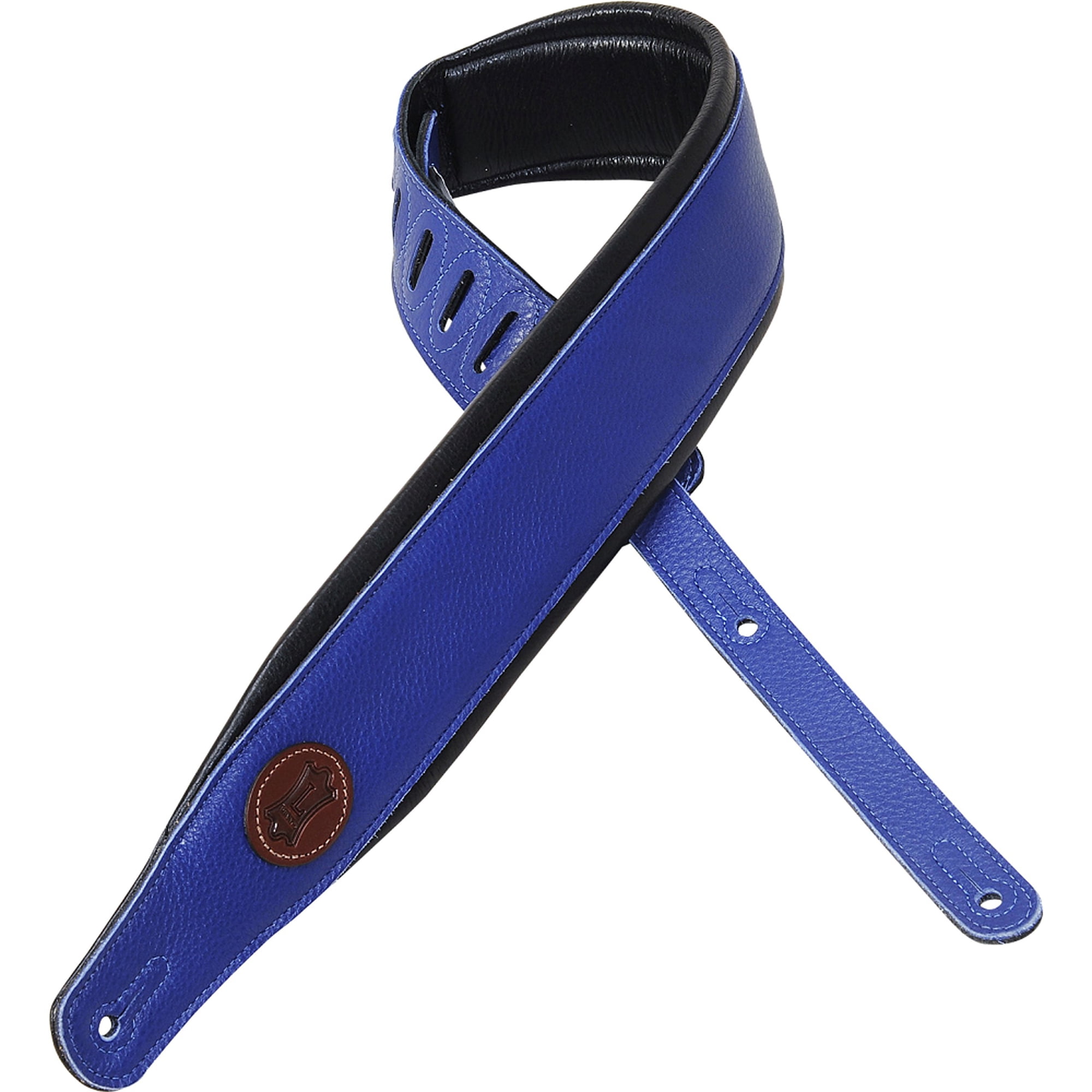 Correa Para Guitarra Levy's Leathers Mss2-blu Garment Leather Blue
