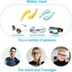 thumbnail image 4 of Ganchos de sujeción antideslizantes para las patillas de las gafas, de silicona, cómodos y elásticos, para gafas de sol, gafas deportivas (12 pares), 4 of 5