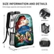 thumbnail image 2 of Mochila Desmarcar Ariel Sirenita Transparente 31x43 cm, 2 of 6