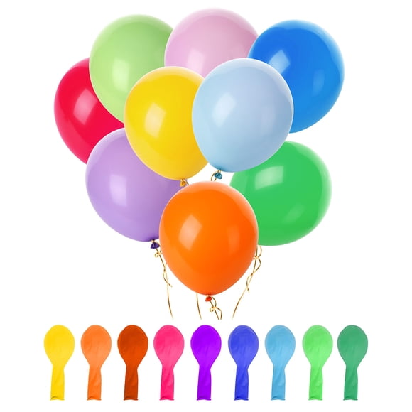 Balloons 12 Pulgadas 54 Unidades Colores Vibrantes Látex