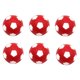 thumbnail image 5 of 6pcs 32mm futbolín futbolín balones futbolín fussball reemplazo rojo, 5 of 5