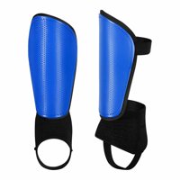 Magideal - Protector De Espinilla De Fútbol Profesional, Fácil De Usar, Cubierta De Espinilla De Fútbol Portátil, Suave Para Fútbol, Caminar, Baloncesto, Viajes, Azul M