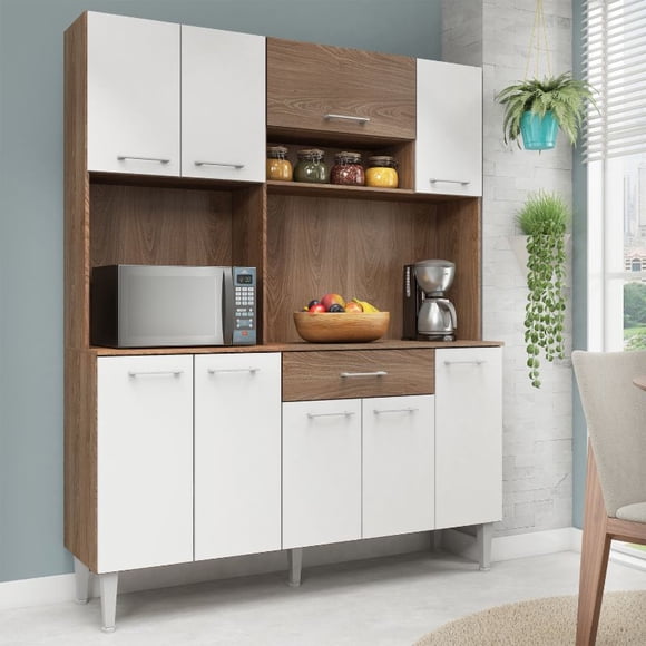 Kit Cocina Emi Modelo 139 Café - Blanco