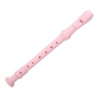 Magideal - Grabadora Soprano De Alemán Con Varilla De Limpieza Y Bolsa Flauta Larga Juguetes Musicales Para Niños, Instrumento Musical, Para Adultos Niños , Rosa 8 Hoyos