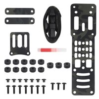 Ioensy - Adaptador De Funda Modular Cinturón De Plataforma Sistema De Bloqueo Rápido Kit De Correa Para Piernas Negro