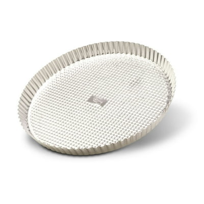 Molde Tarta Y Pizza 28 Cm Clásica 2 Piezas Plateado Acero 1 Un Ilko