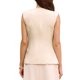thumbnail image 3 of INSPIRE CHIC Chaleco de Traje de Verano para Mujer sin Mangas con Cuello Redondo y Botones Abajo, Casual de Negocios, Talla L, Beige, 3 of 5