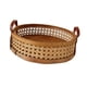 thumbnail image 3 of Bandeja Para Servir Con Asas Bandeja Decorativa Redonda Para Mesa De Centro Decoración De Mesa 29x29x6,5cm, 3 of 3