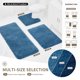 thumbnail image 2 of Alfombra de baño Ruggnovea 150 × 61 cm azul de microfibra lavable, 2 of 6
