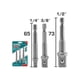 thumbnail image 2 of Set Total Adapt Hex ( Pza) 8 2 Tac27 65, 2 of 2