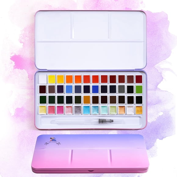 Set de acuarelas LIGHTWISH 48 colores con pincel