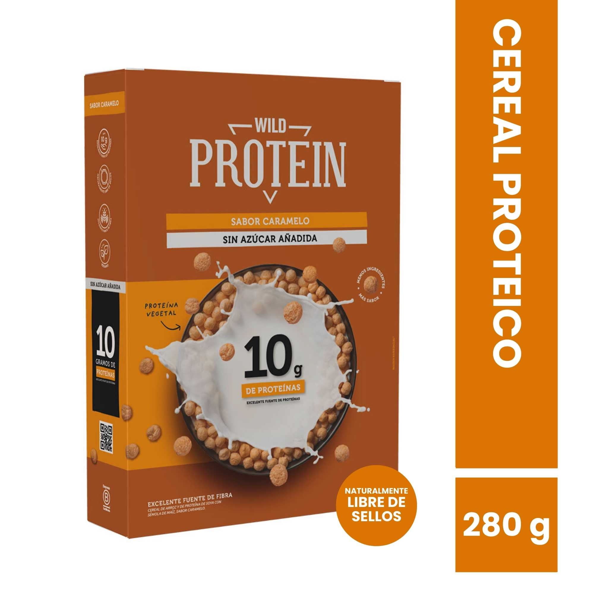 Cereal Caramelo Sin Azúcar 280 g Wild Protein