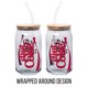 thumbnail image 2 of Vaso de vidrio Silver Buffalo Coca‑Cola Light con purpurina roja 473 ml, 2 of 4